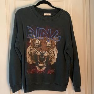 Anine bing tiger sweatshirt size M